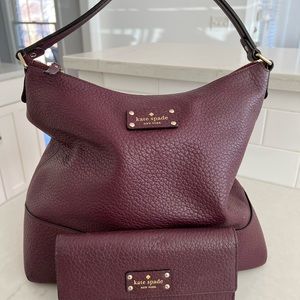 Kate Spade Bay Street Purse Tote and Wallet